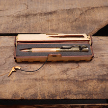 Load image into Gallery viewer, Antique Brass Lever Action Cherry Wood