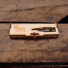 Load image into Gallery viewer, Antique Brass Lever Action Cherry Wood