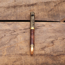 Load image into Gallery viewer, Antique Brass Lever Action Walnut