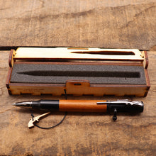 Load image into Gallery viewer, Black Enamel Bolt Action Cherry Wood