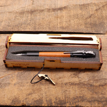 Load image into Gallery viewer, Black Enamel Bolt Action Cherry Wood