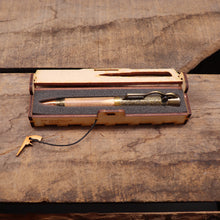 Load image into Gallery viewer, Antique Brass Lever Action Cherry Wood
